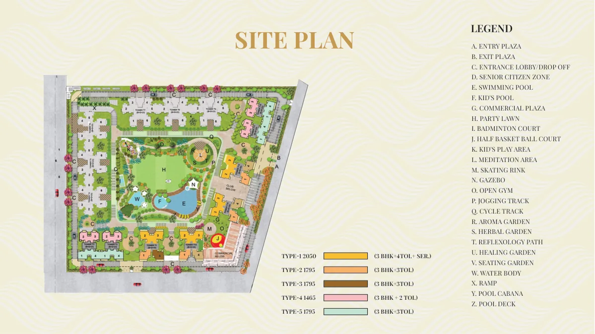 Elmas Aquacasa site plan