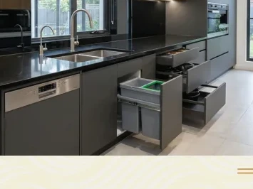Modern modular kitchen at Elmas Aquacasa